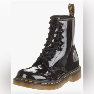 Dr. Martens Women's 1460 W Patent Leather Fashion Boot